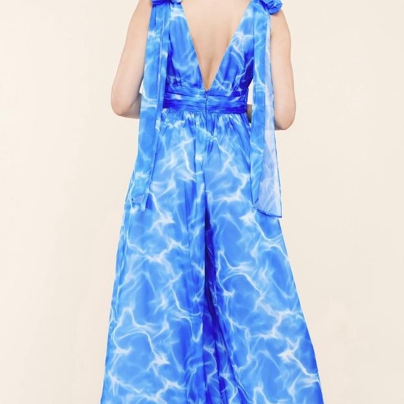 Wide leg Tyedye Jumpsuit - Picture 6 of 7